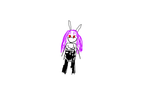 紫毛红瞳兔女郎